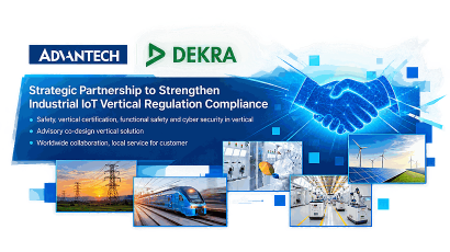 End-to-end compliance and cybersecurity solutions combining Advantech platforms with DEKRA expertise to accelerate secure global market entry.